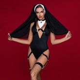 Women's Slutty Nun Outfit
